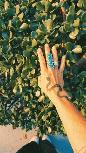 Hand of turquoise